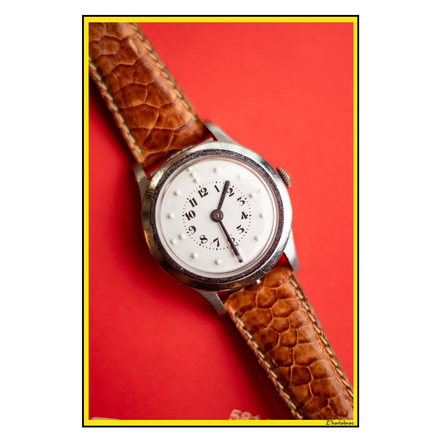 MONTRE TACTILE POUR AVEUGLE EN BRAILLE