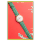 BRACELET CUIR DE SAUMON VERT