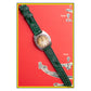 BRACELET CROCODILE SUR VEAU VERT